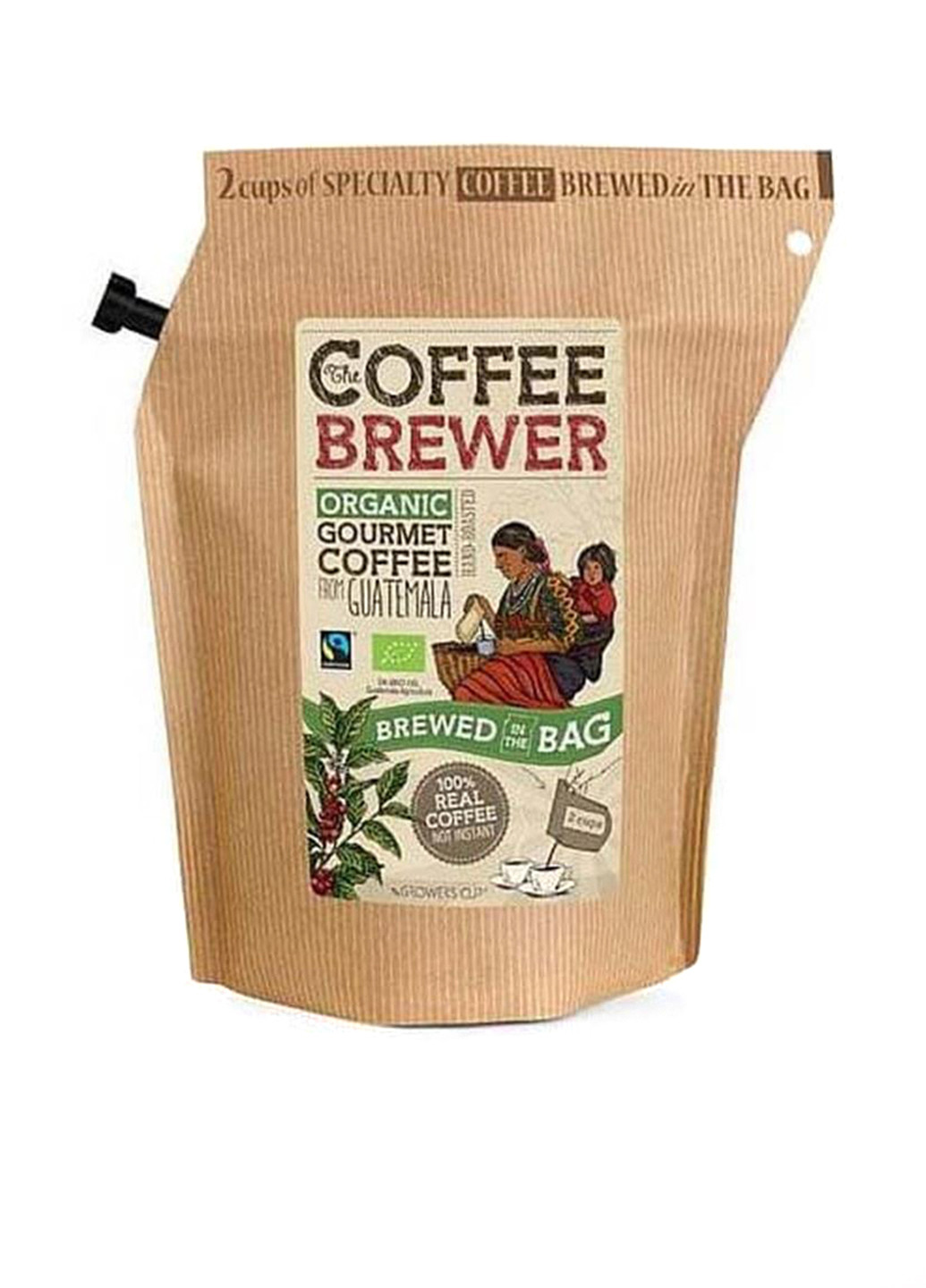 Кава органічна мелений обсмажений заварний Гватемала, 20 г Grower'S Cup