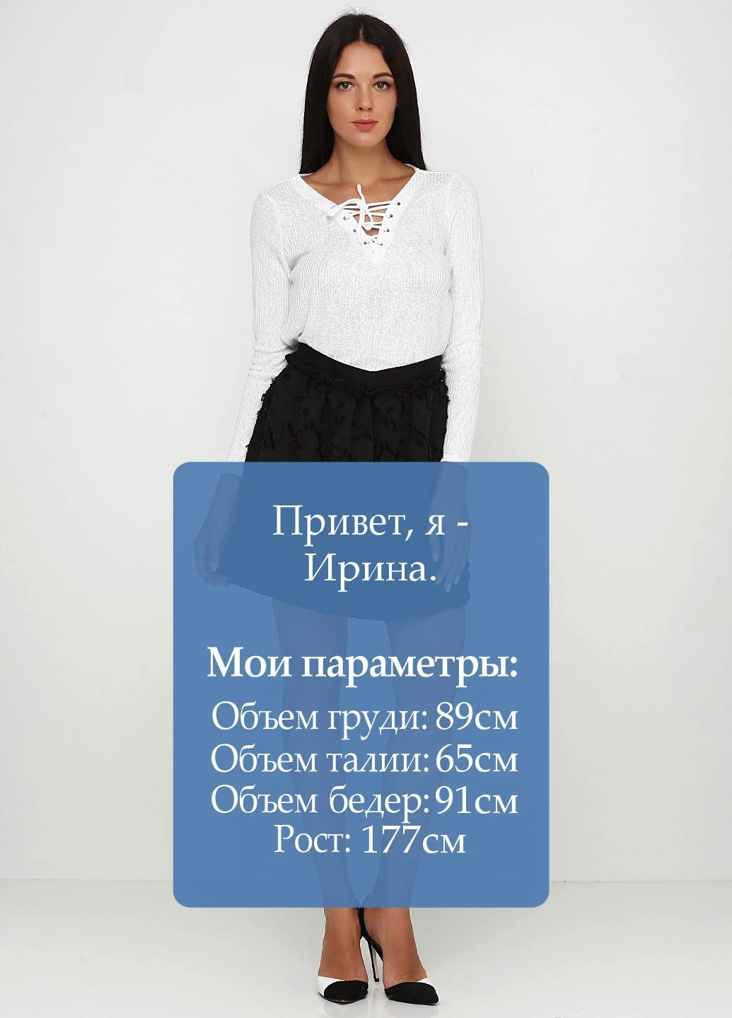 Черная кэжуал однотонная юбка H&M мини