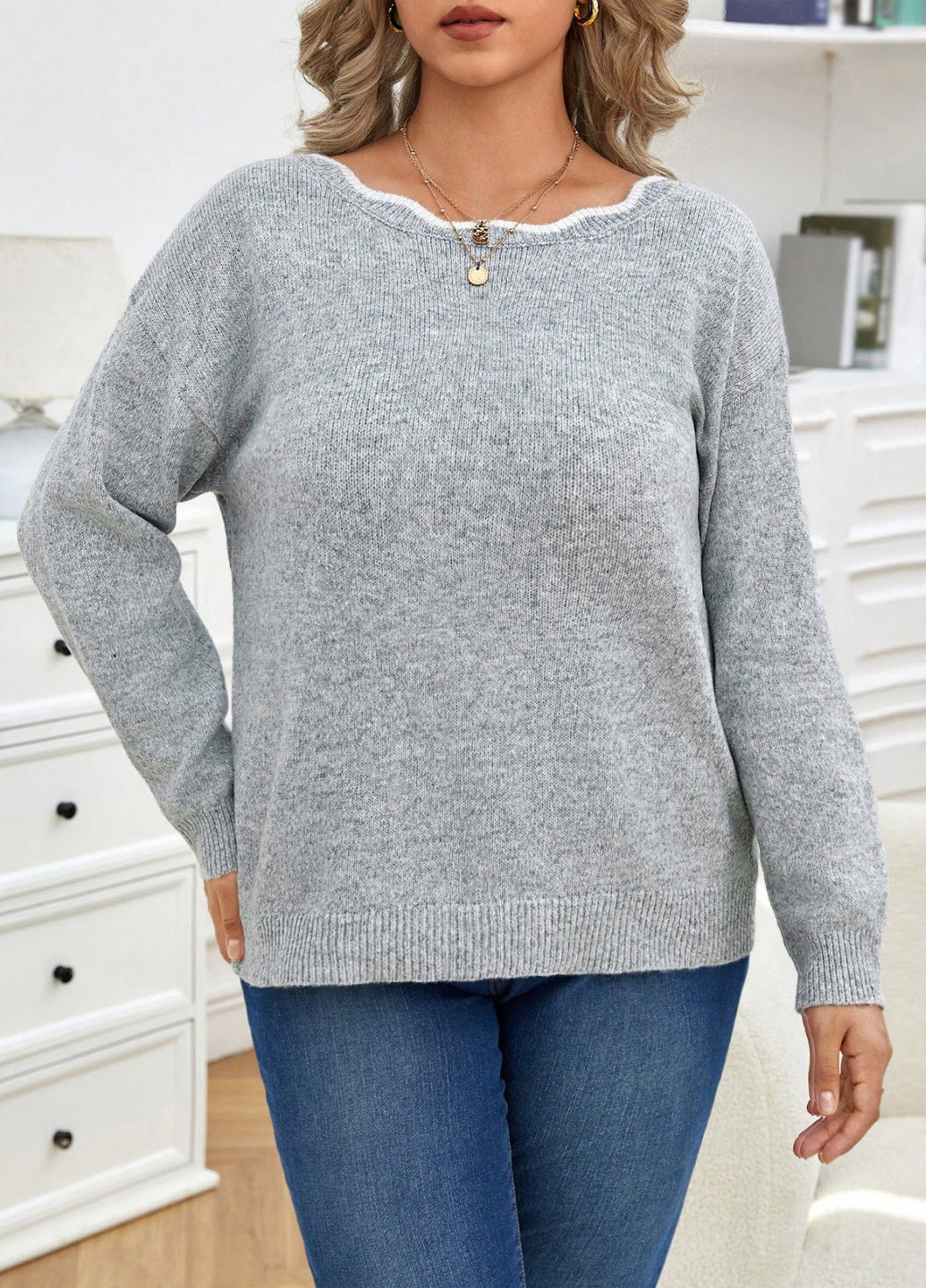 Сірий демісезонний джемпер джемпер SHEIN