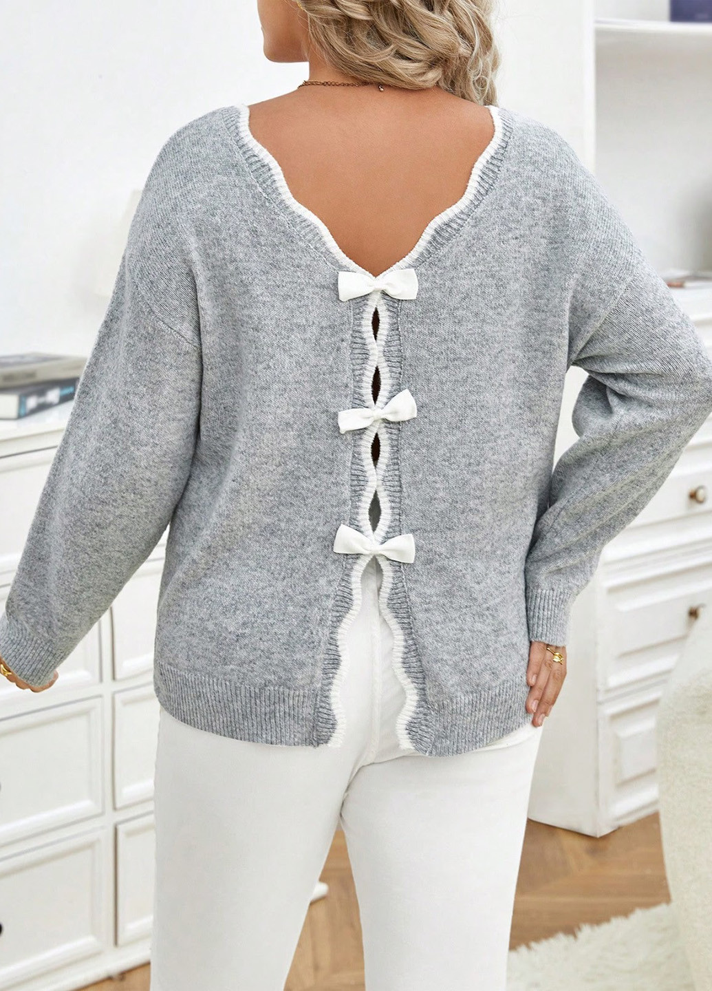 Сірий демісезонний джемпер джемпер SHEIN