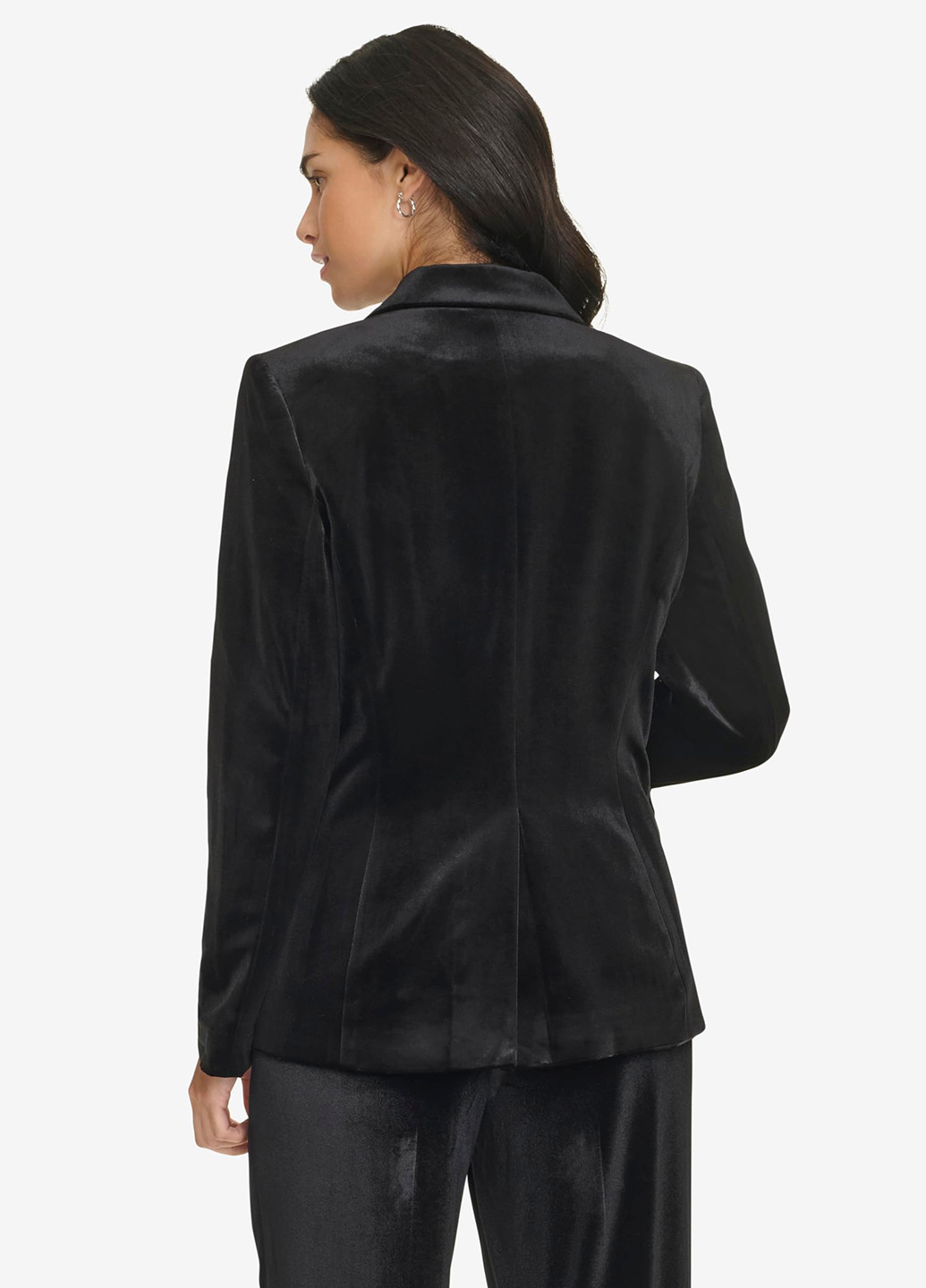 Черный женский жакет Calvin Klein однотонный - демисезонный