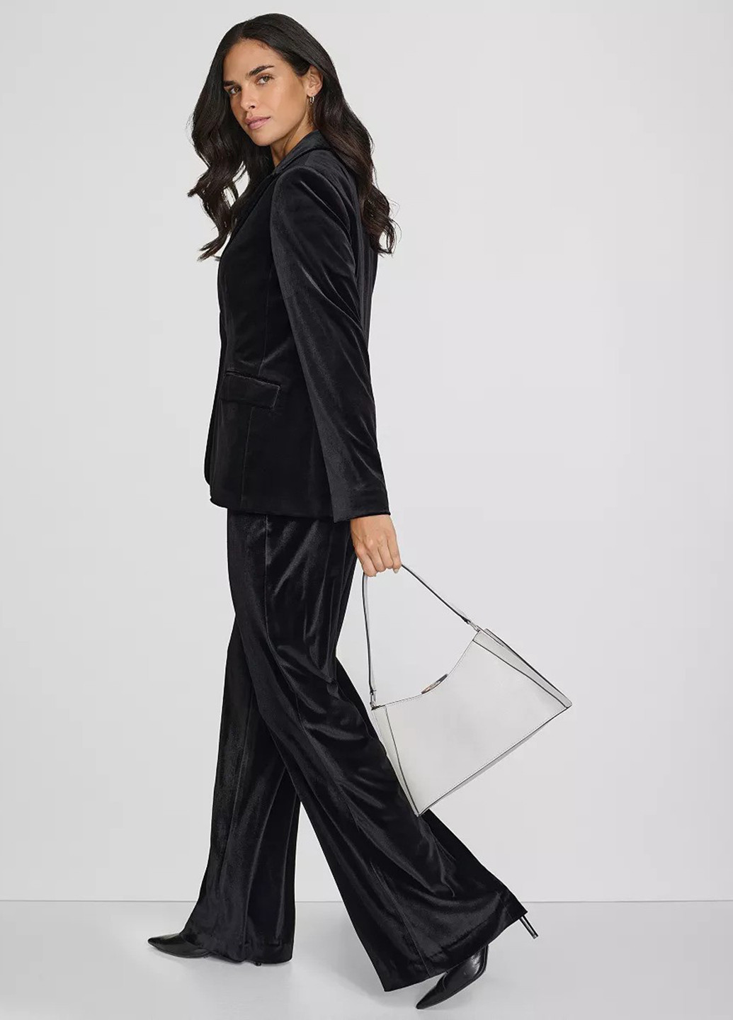 Черный женский жакет Calvin Klein однотонный - демисезонный