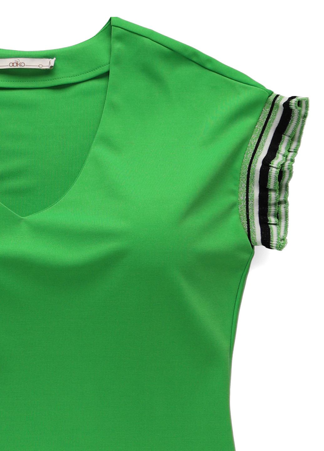 Зеленое кэжуал платье платье-футболка, силуэтная Aaiko однотонное