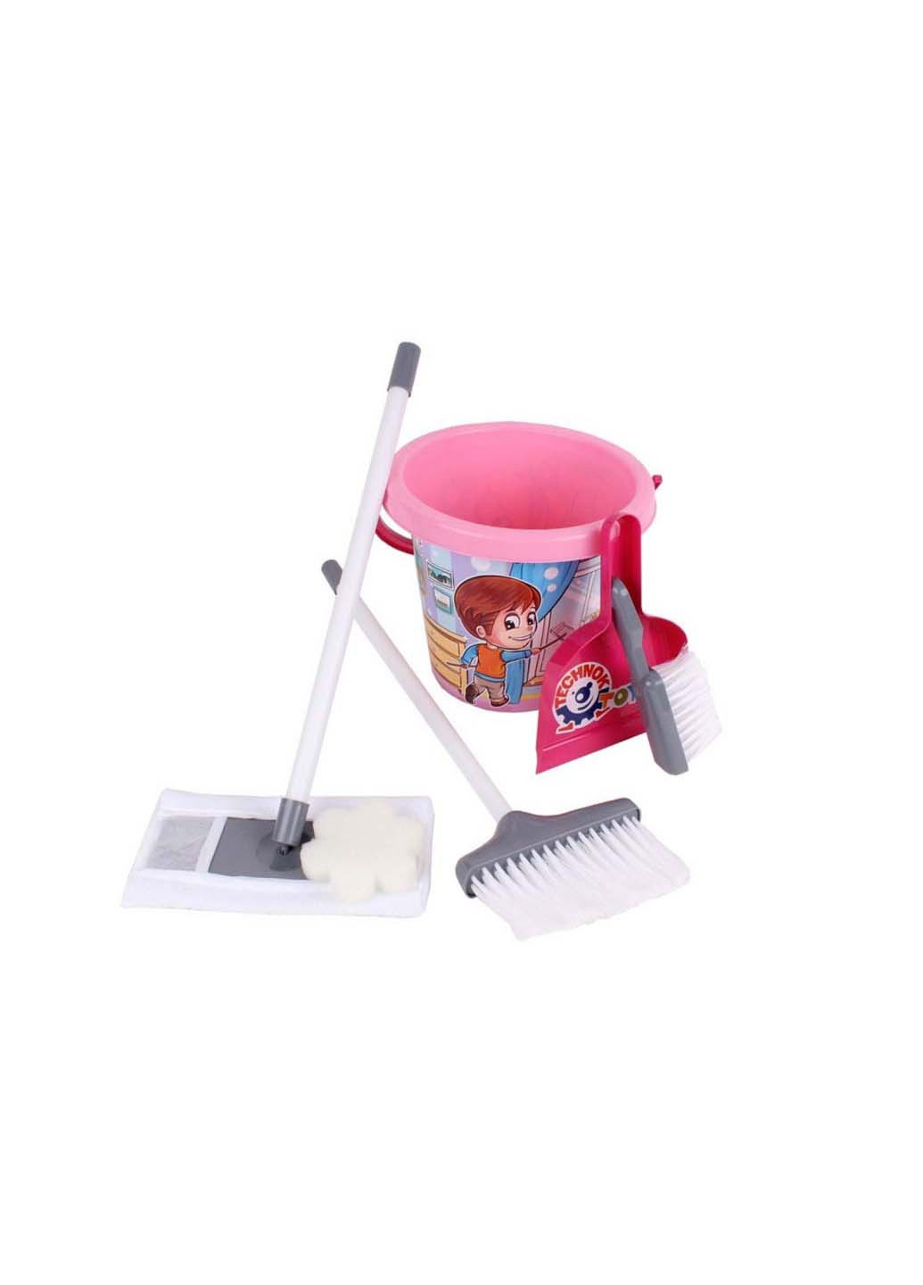 Игровой набор для уборки с тележкой ТехноК (255059101)