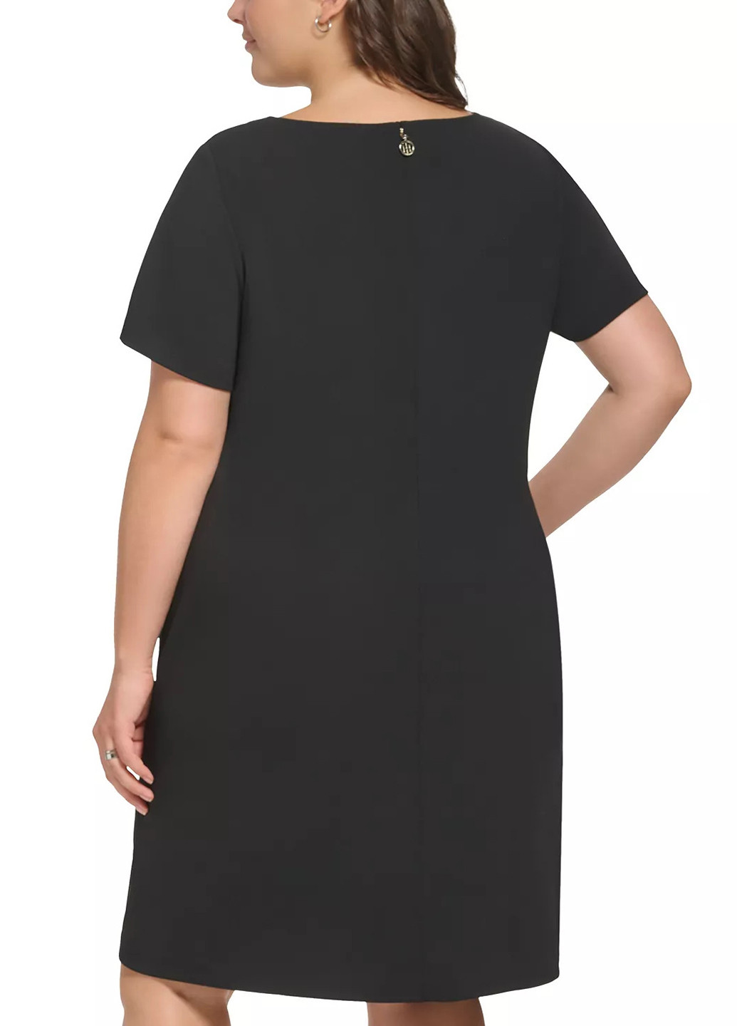 Черное кэжуал платье Tommy Hilfiger однотонное