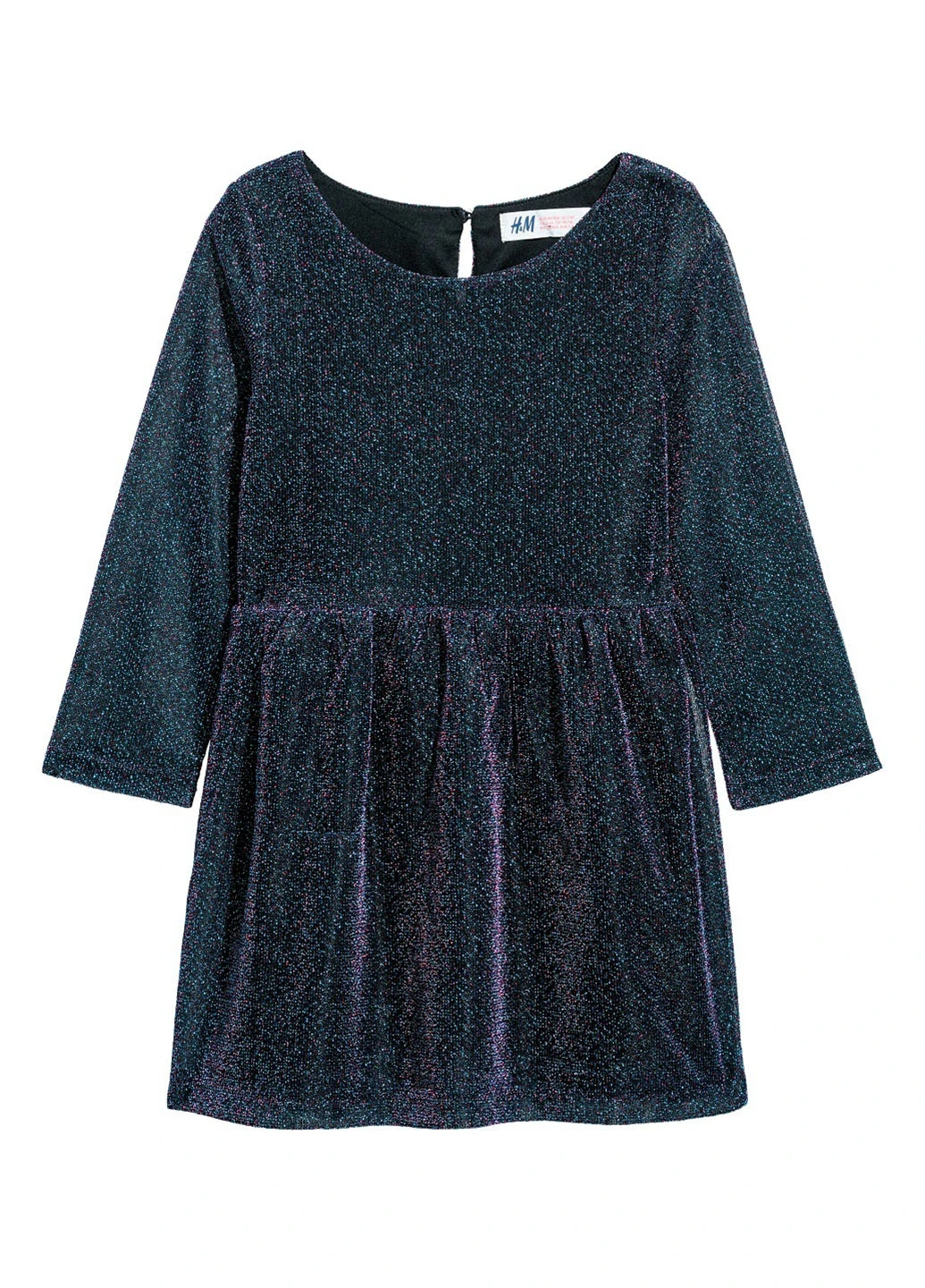 Тёмно-синее платье H&M (106124987)