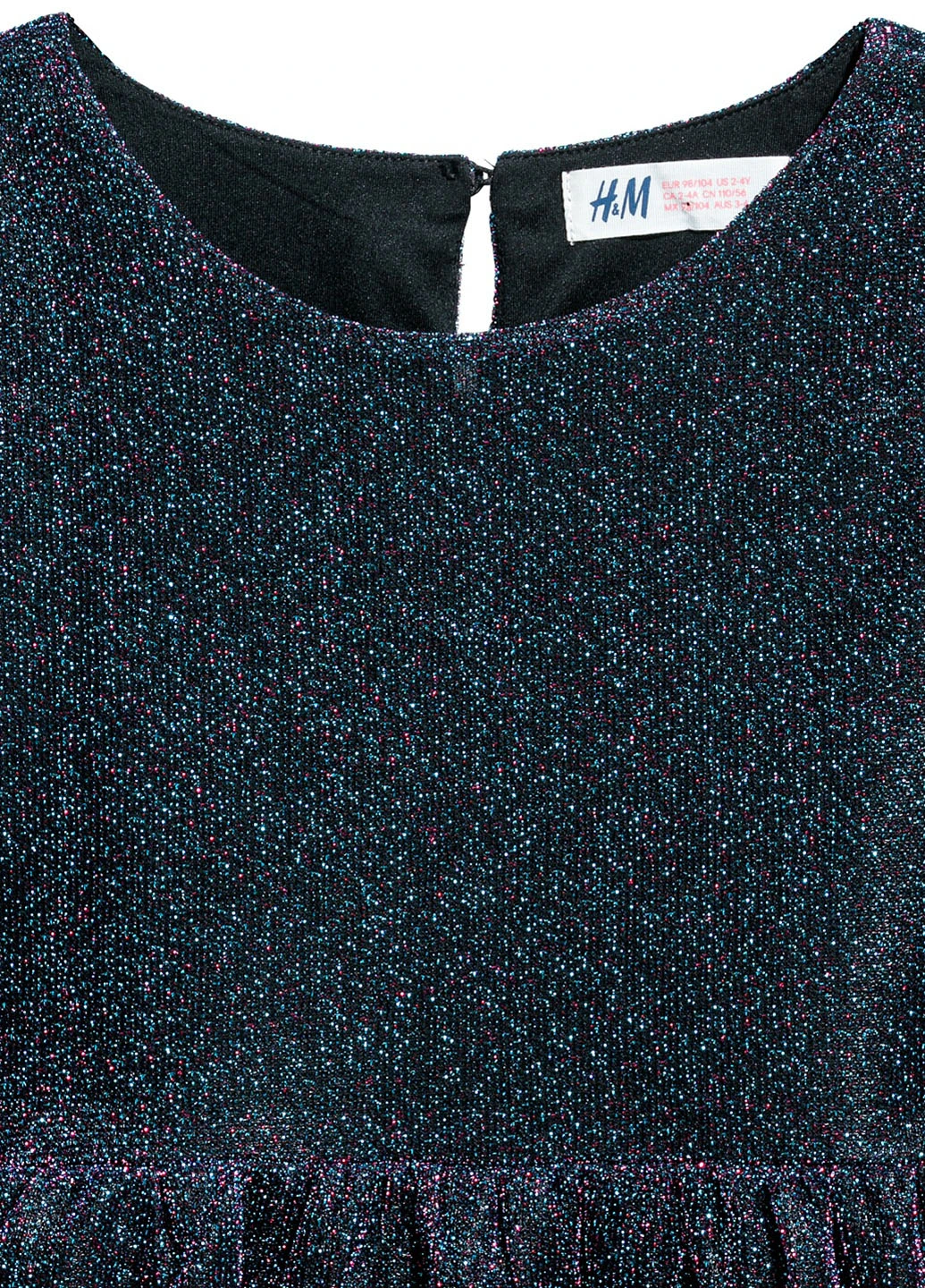 Тёмно-синее платье H&M (106124987)