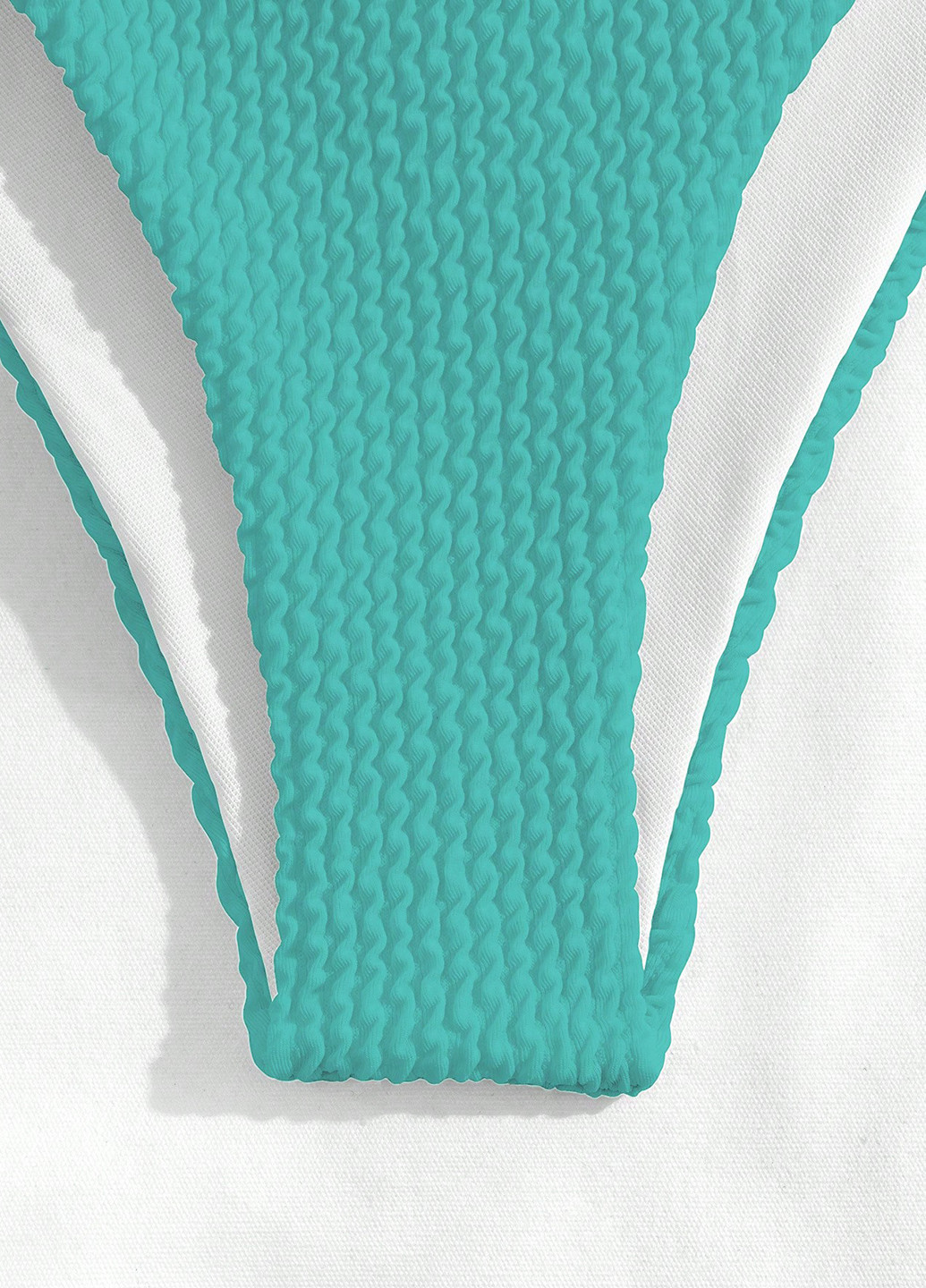 М'ятний літній купальник (ліф, трусики) роздільний SHEIN