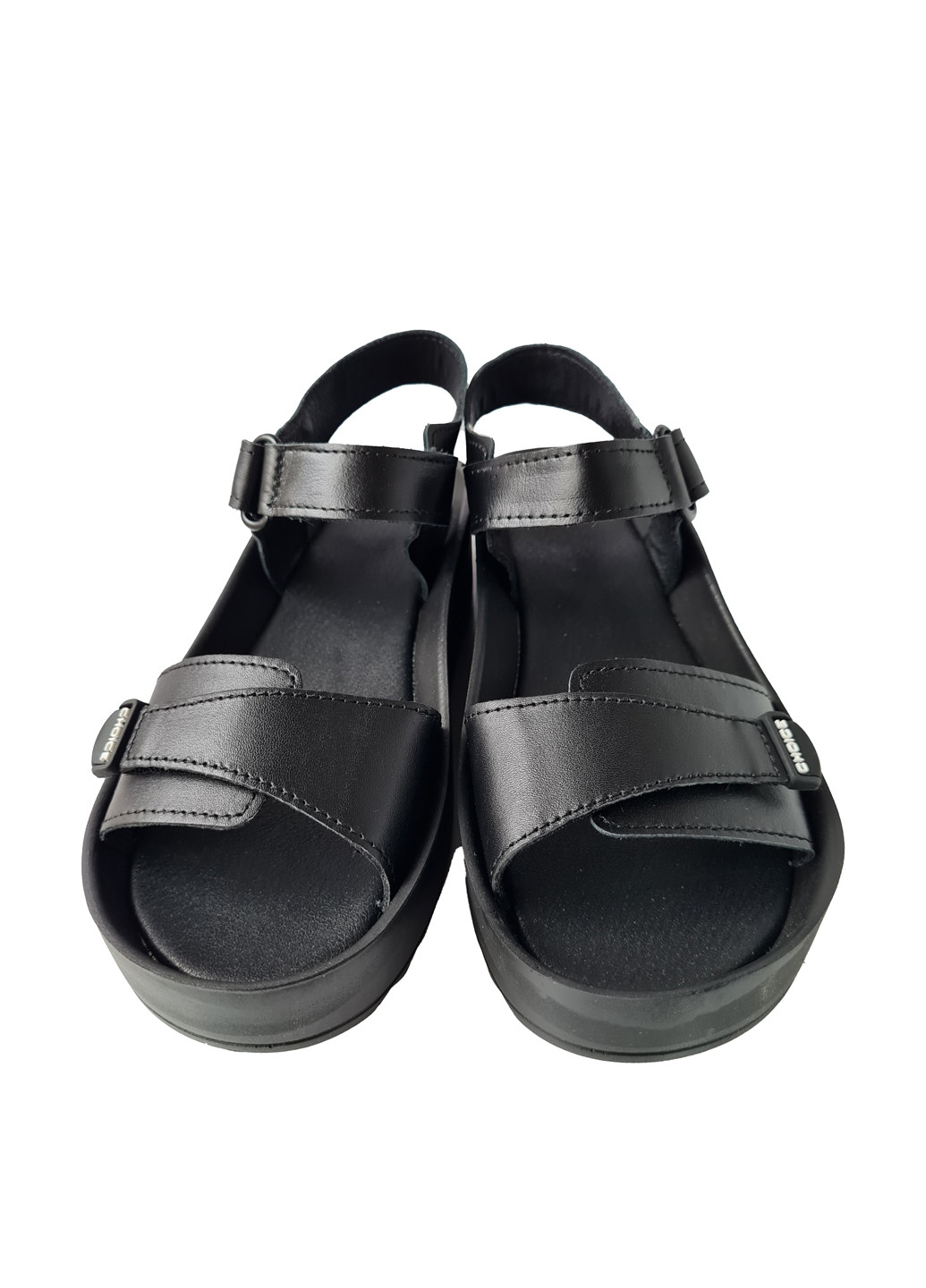 Черные босоножки Donna на липучке