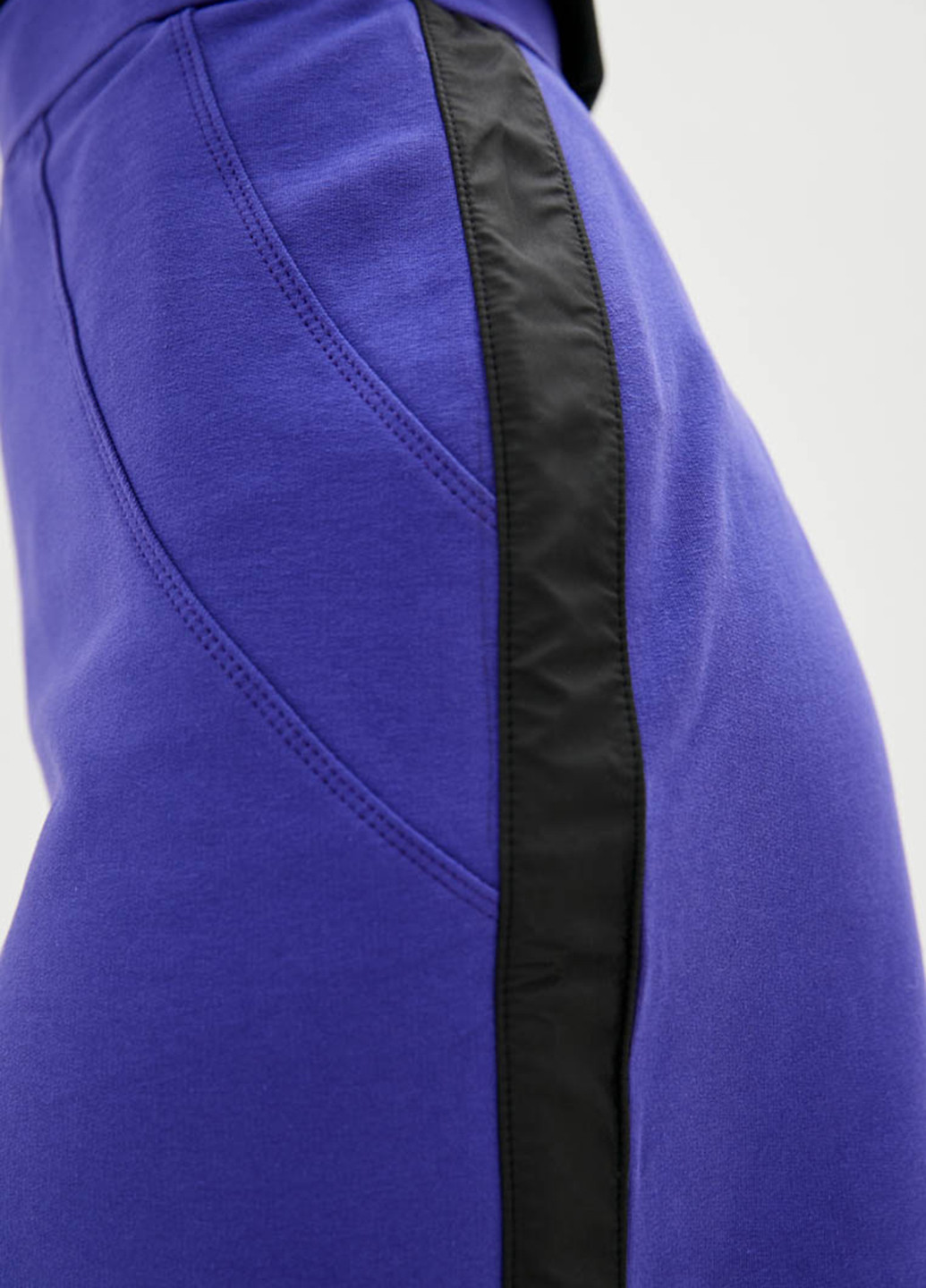 Синяя кэжуал однотонная юбка Promin. карандаш