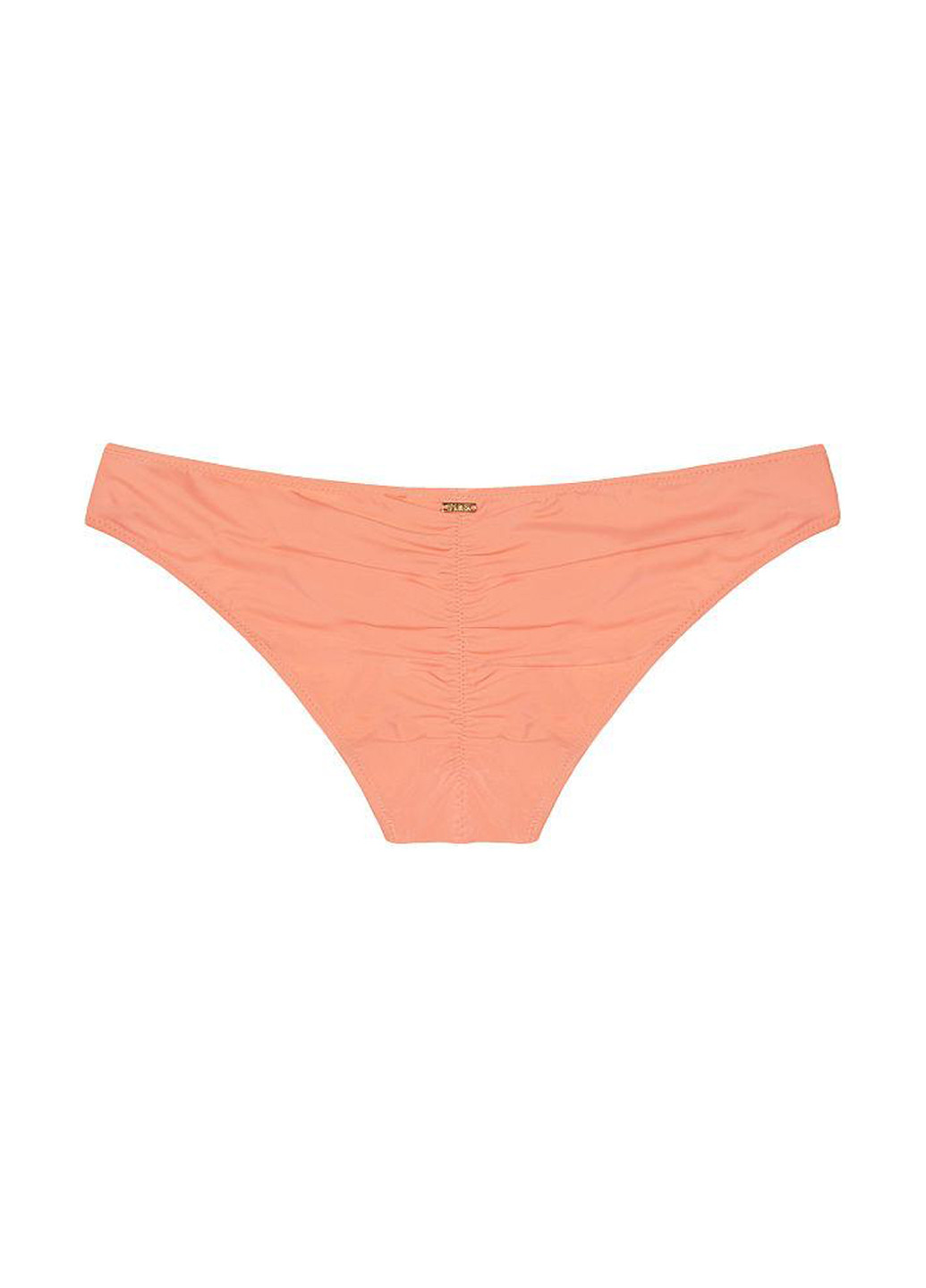 Персиковые купальные трусики-плавки однотонные Victoria's Secret