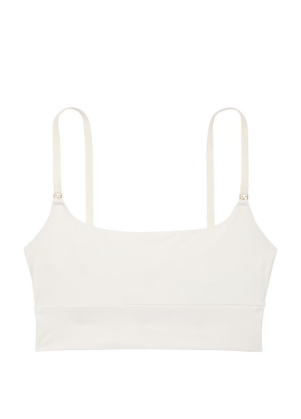 Білий топ бюстгальтер Victoria's Secret без кісточок поліамід