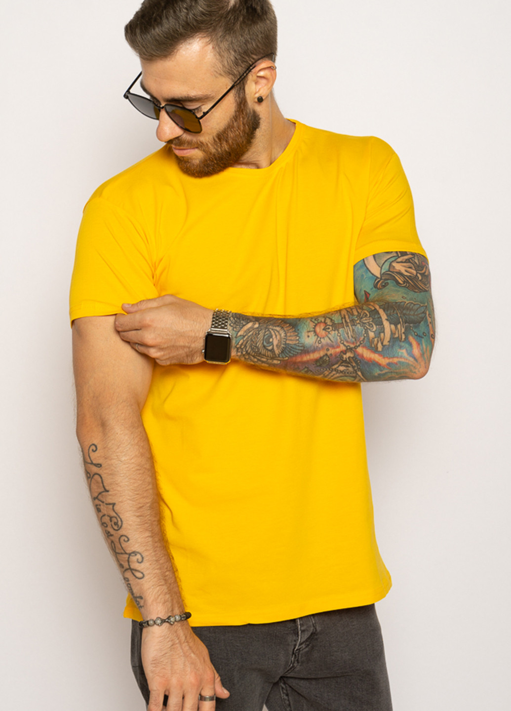 Желтая футболка Time of Style