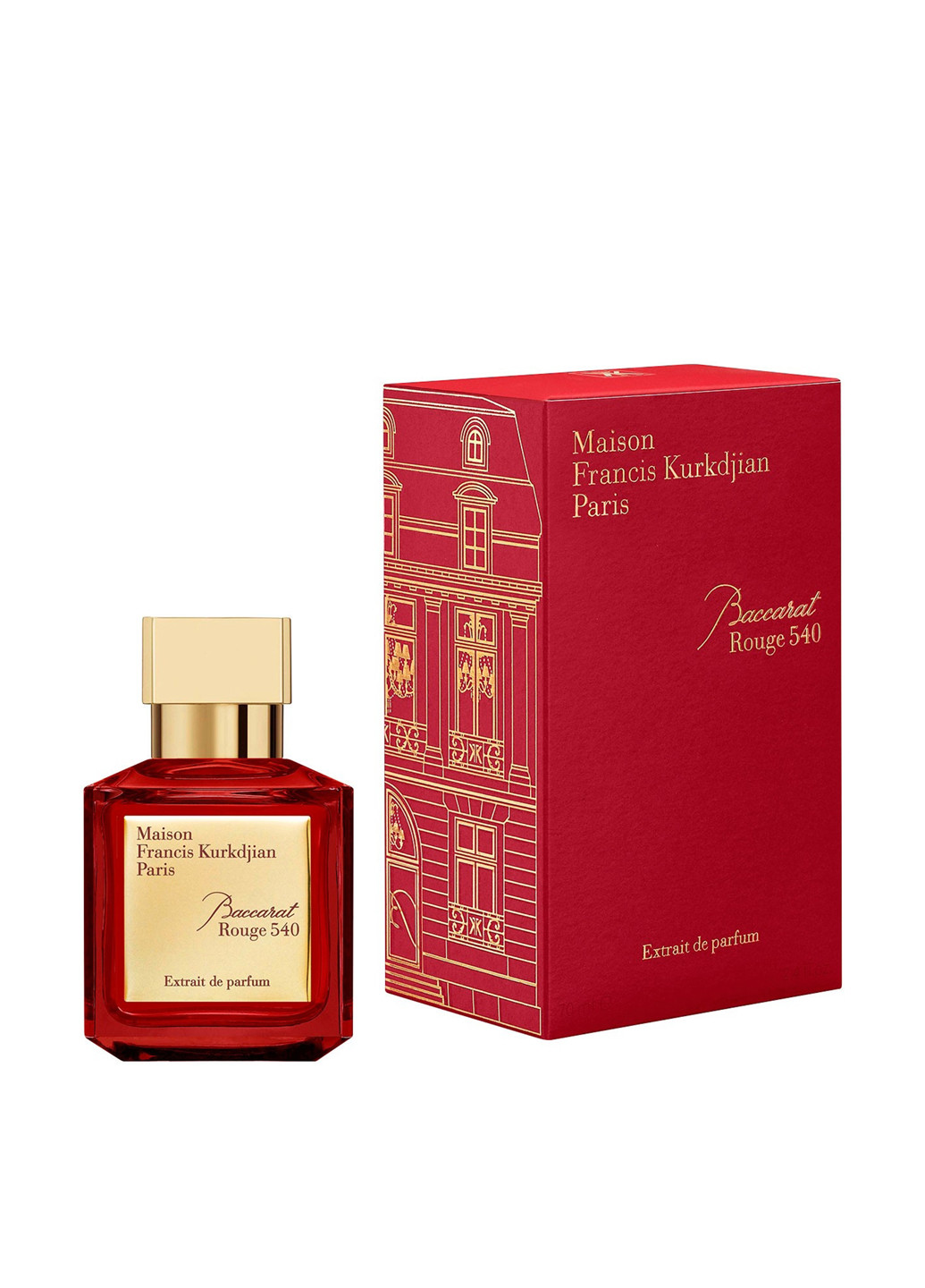 Парфюмированная вода Baccarat Rouge 540 Extrait de parfum, 70 мл Maison Francis Kurkdjian (201477914)