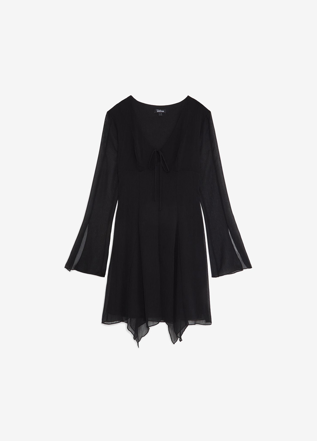 Черное кэжуал платье Jennyfer однотонное