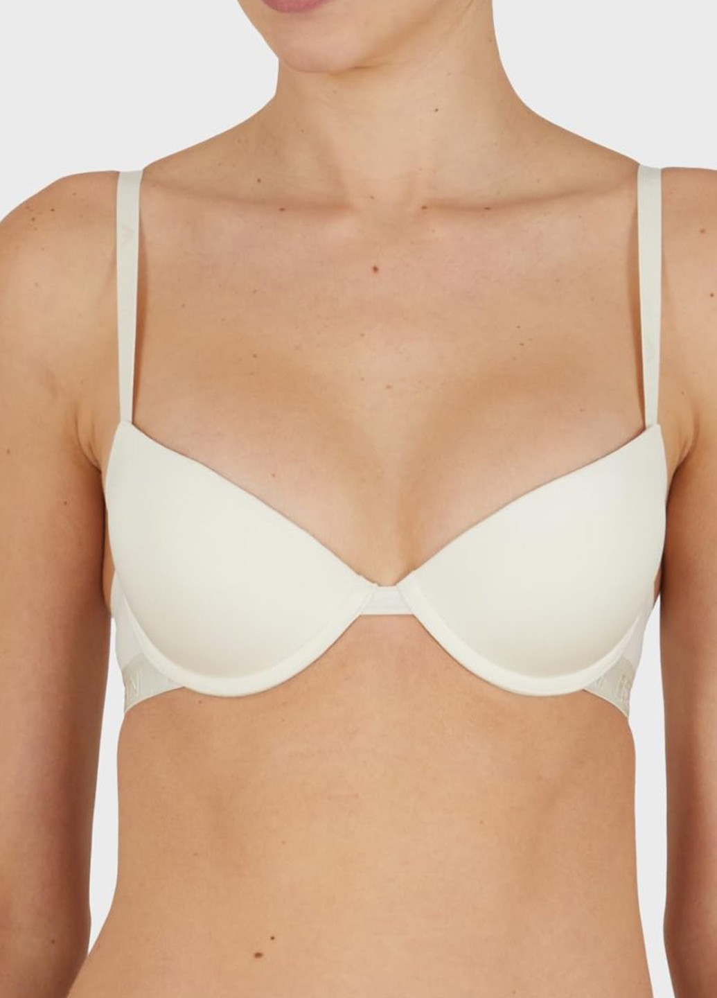 Молочний корбей бюстгальтер Emporio Armani з кісточками поліамід