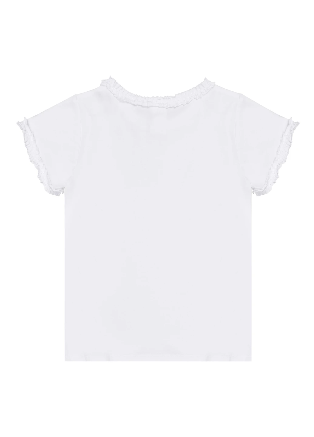 Белая летняя футболка H&M