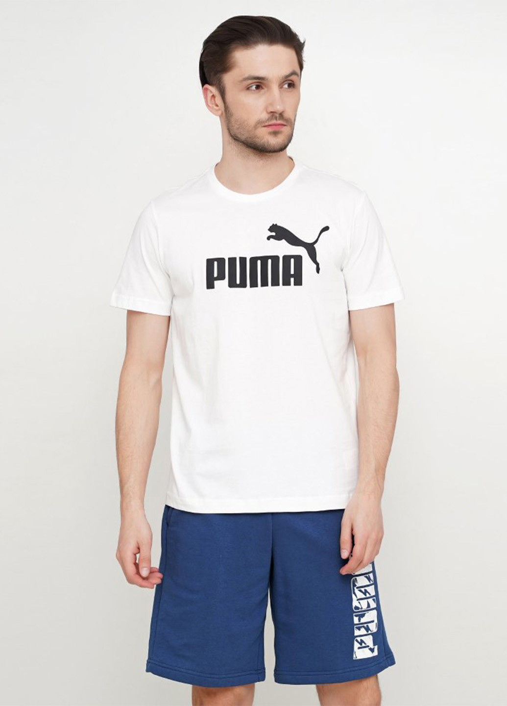 Біла футболка Puma Essentials Tee