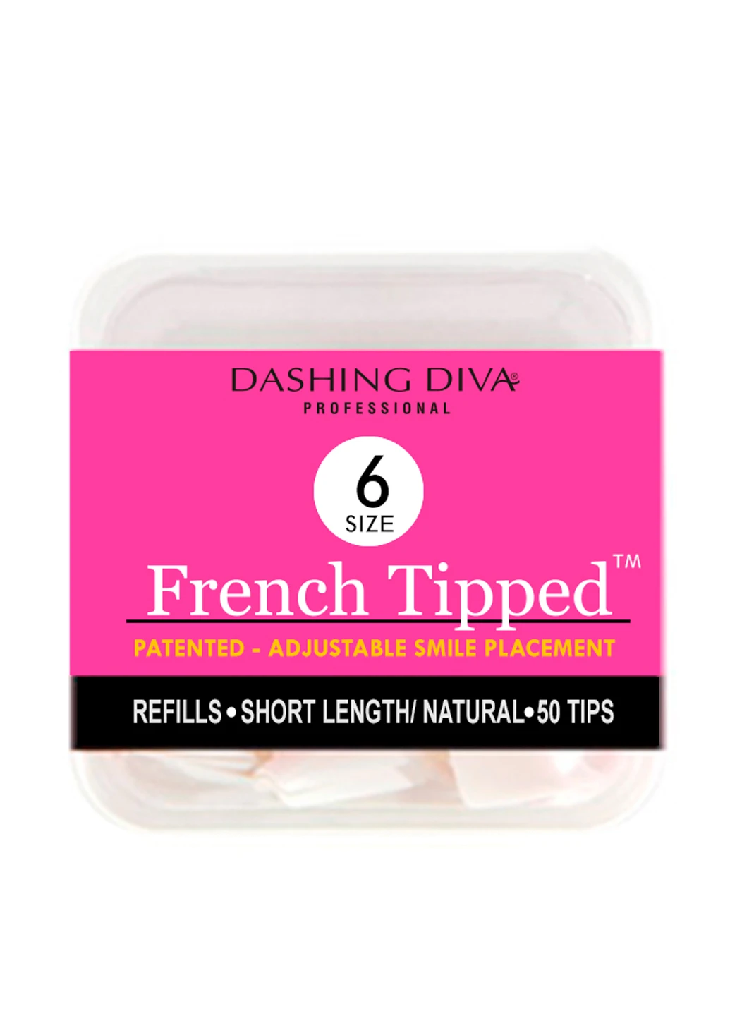 Тіпси для френча №6 (50 шт.) Dashing Diva (18202177)