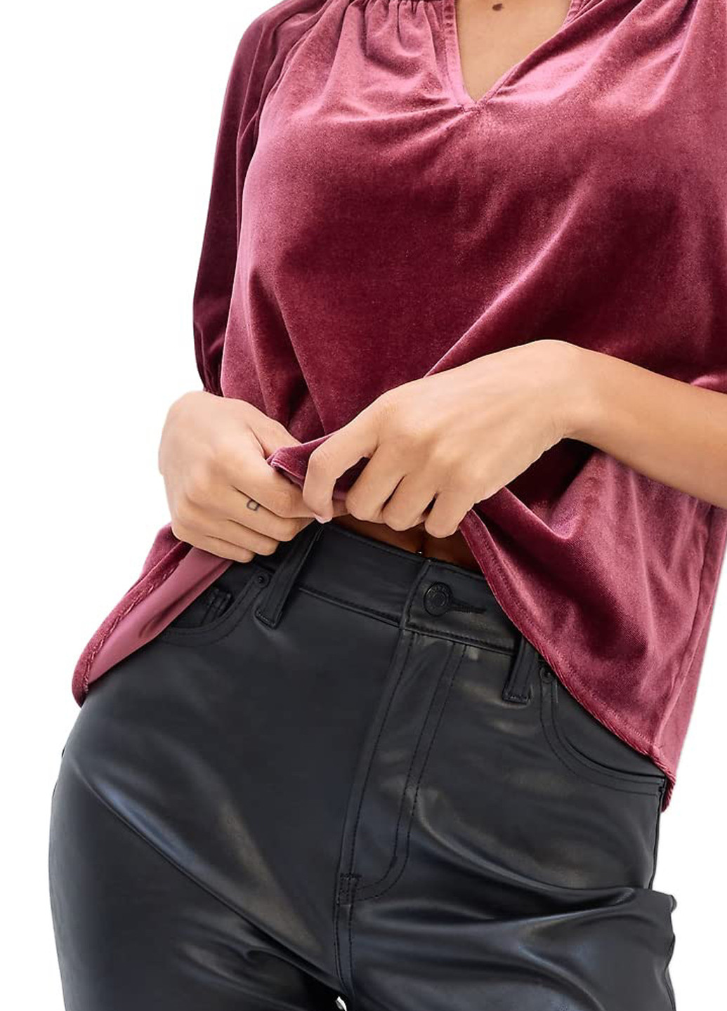 Бордова блузка Gap