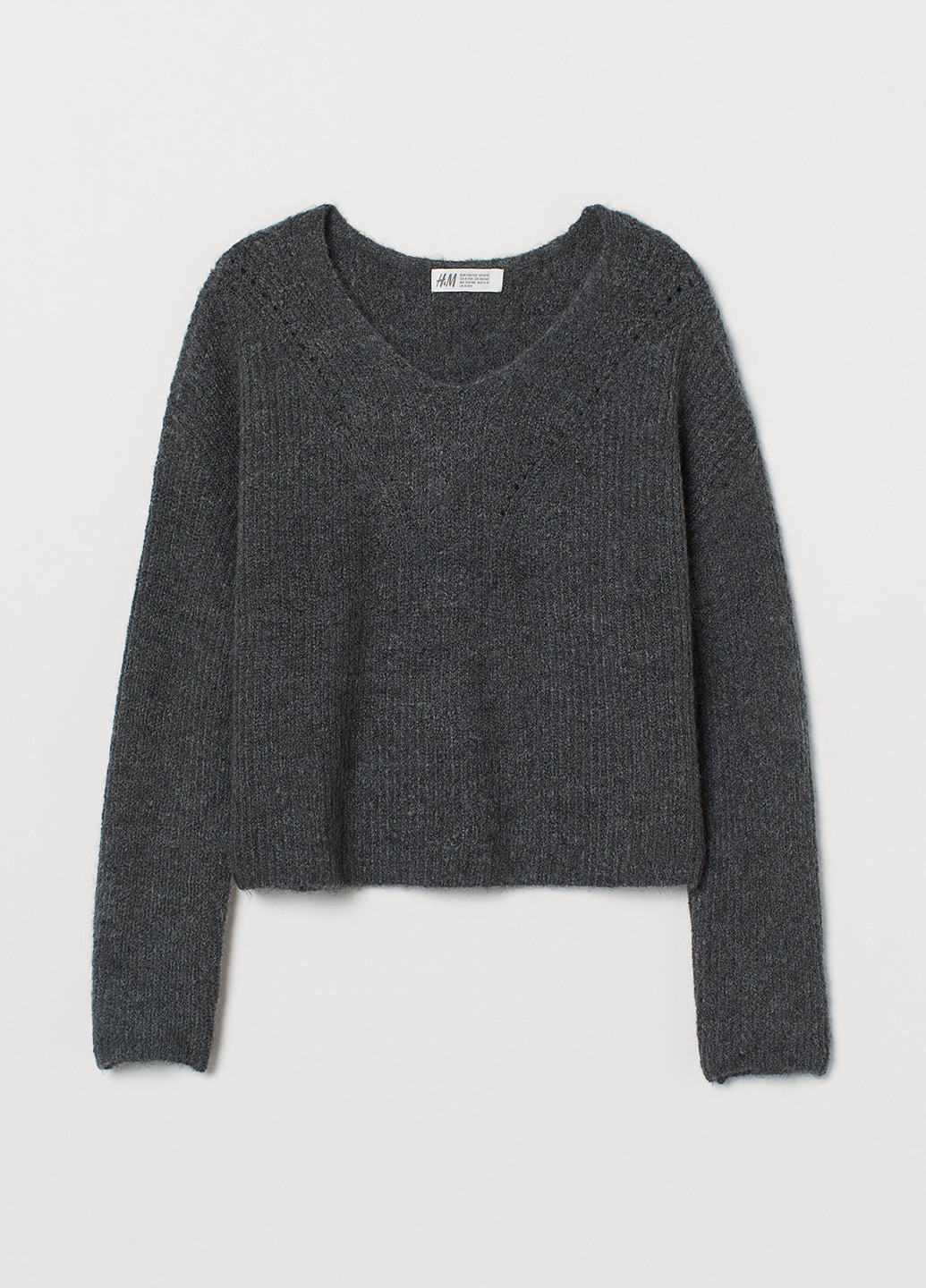 Темно-сірий зимовий пуловер пуловер H&M
