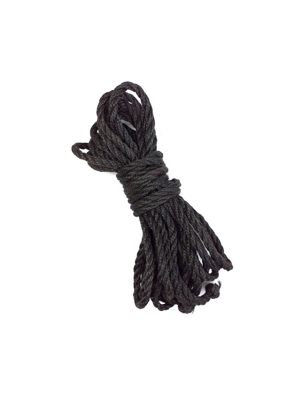 Джутова мотузка BDSM 8 метрів, 6 мм, колір чорний Art of Sex (252269121)