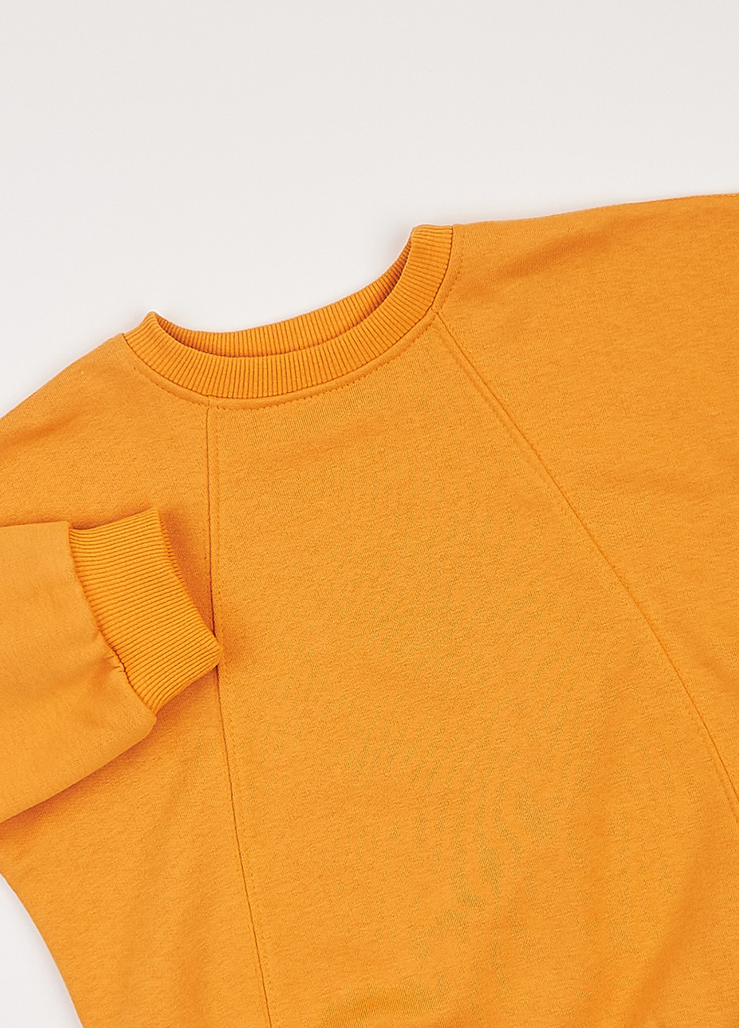 Жовтий світшот Фламинго однотонний без декору (303366778)