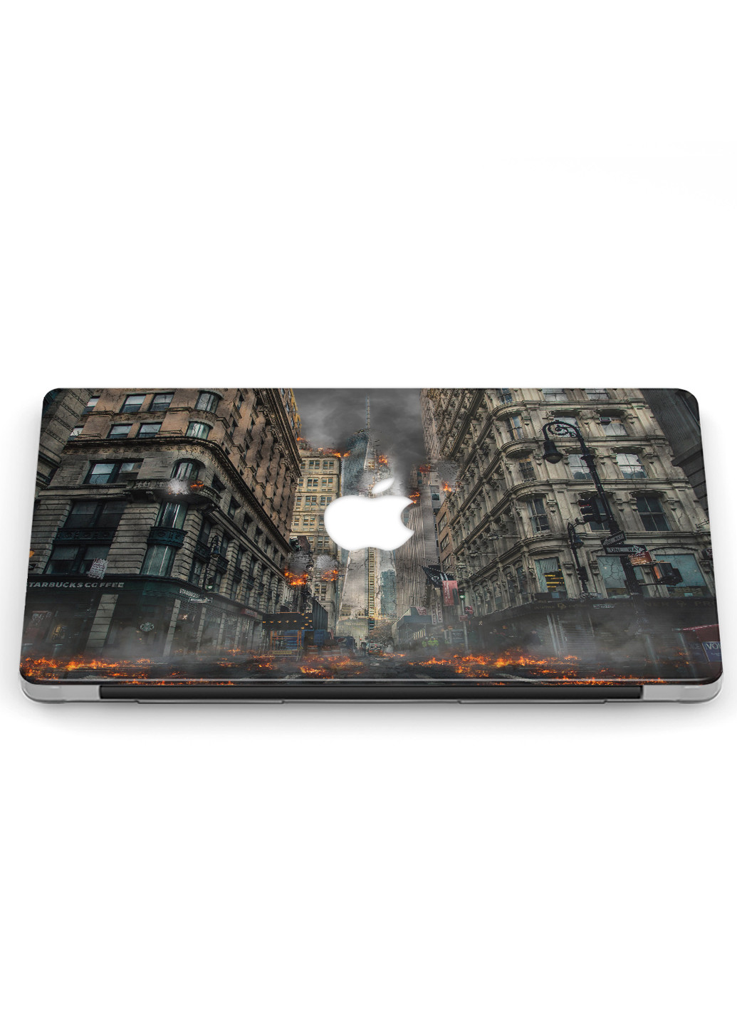 Чехол пластиковый для Apple MacBook Air 13 A1932 / A2179 / A2337 Бэттери Парк сити (explosion Battery Park City) (9656-2502) MobiPrint (218858100)