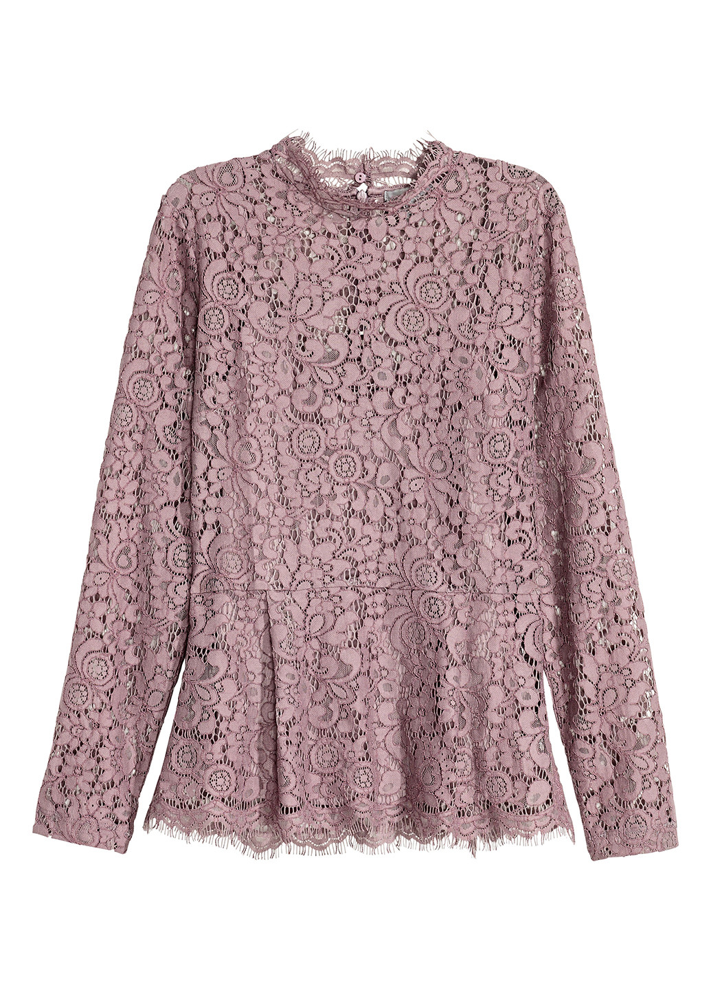 Светло-фиолетовая блуза H&M