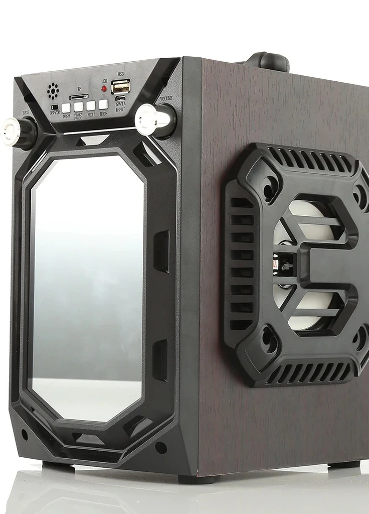 Портативная колонка чемодан MN07 20Вт USB, AUX, FM, Bluetooth коричневая (lp-84860) XPRO (254455891)