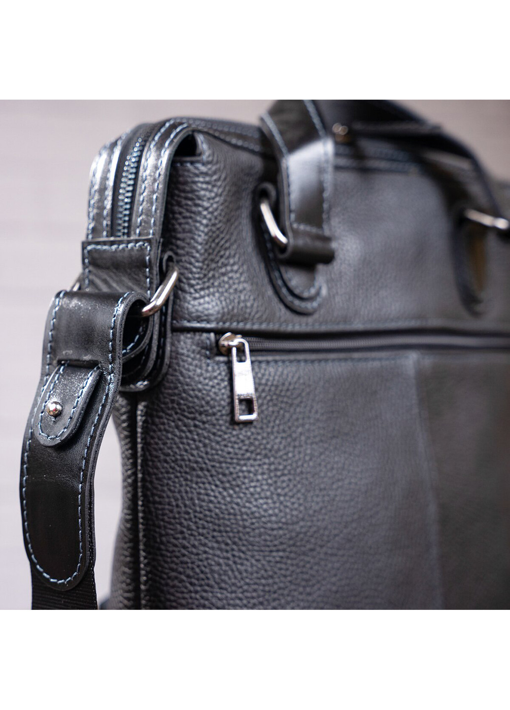 Чоловіча шкіряна сумка 30х34х6 см Shvigel (252131202)