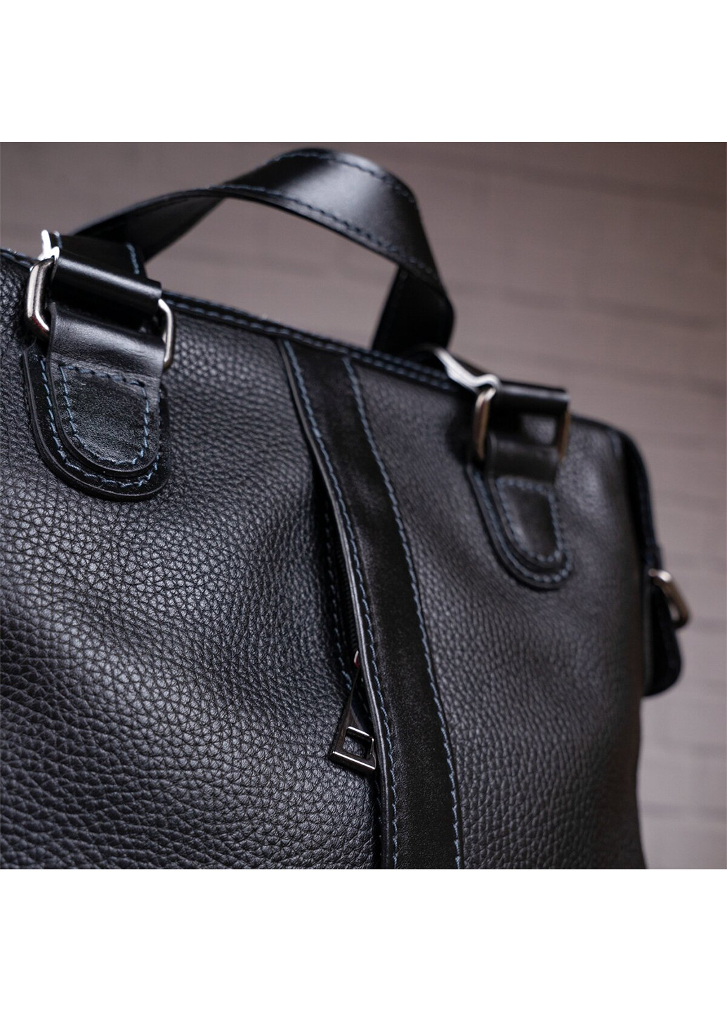 Чоловіча шкіряна сумка 30х34х6 см Shvigel (252131202)