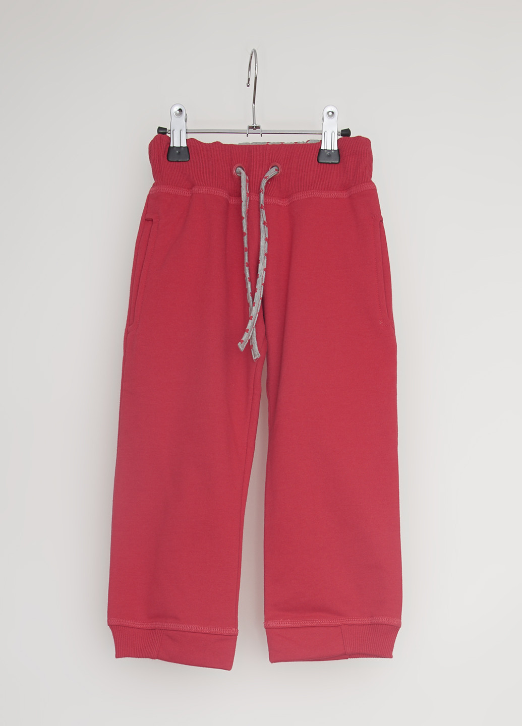 Красные кэжуал демисезонные прямые брюки BW
