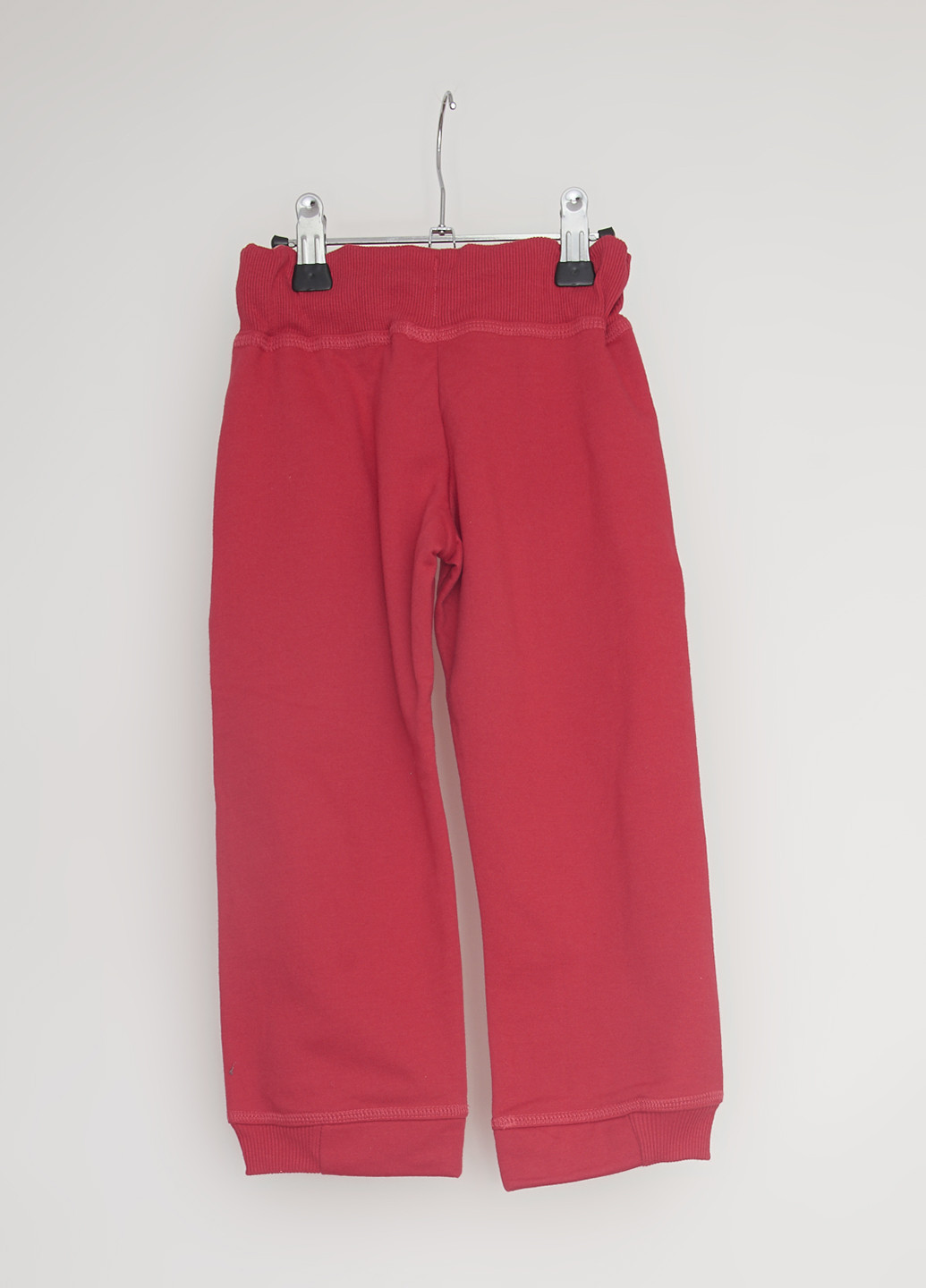Красные кэжуал демисезонные прямые брюки BW