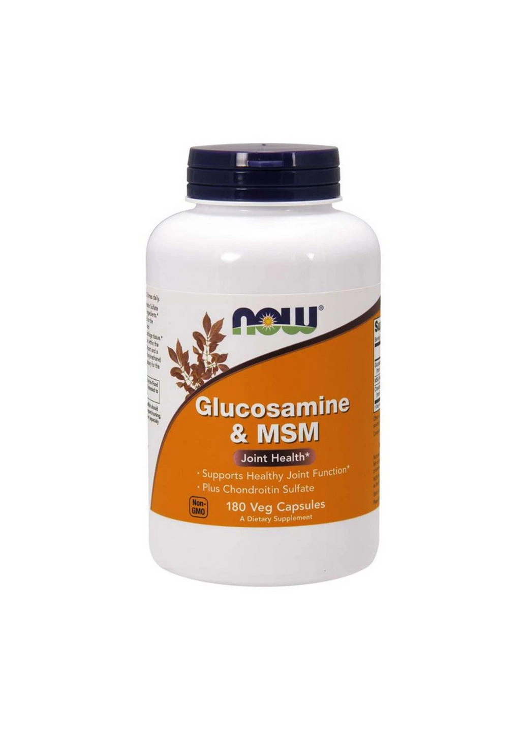 Глюкозамін МСМ Glucosamine & MSM (180 капс) нау фудс Now Foods (255408862)