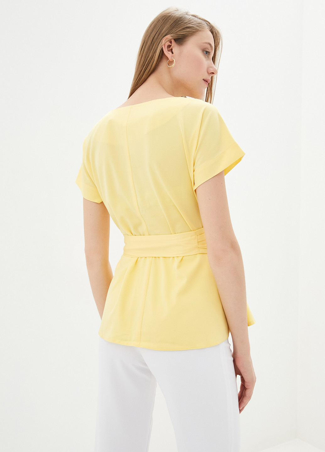 Желтая летняя блуза Luzana