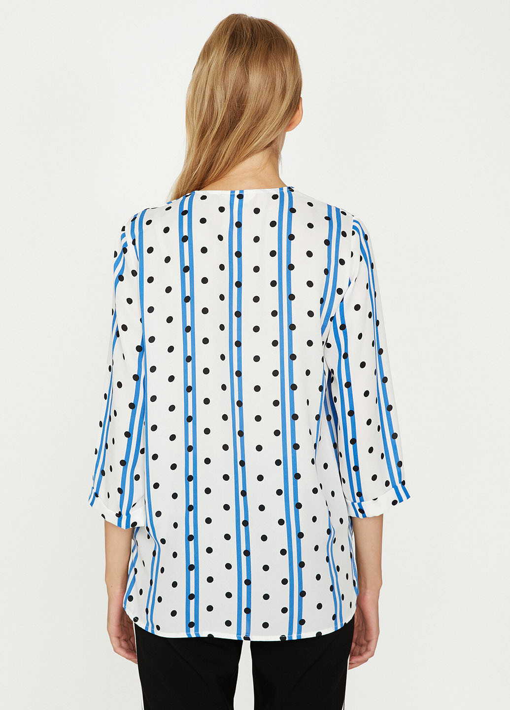 Біла блуза на запах KOTON