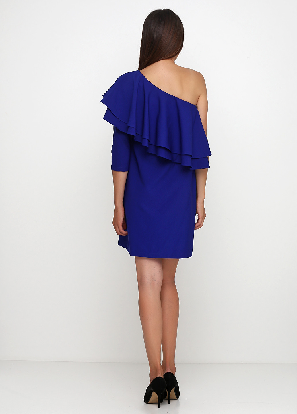Синее кэжуал платье Sassofono
