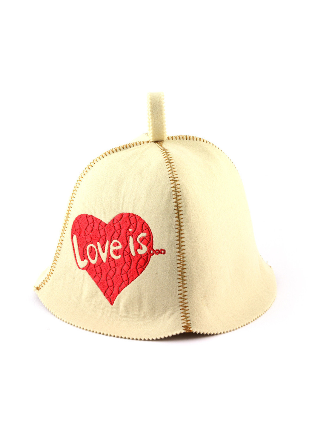 Шапка для сауны "Love is" Luxyart (252261780)