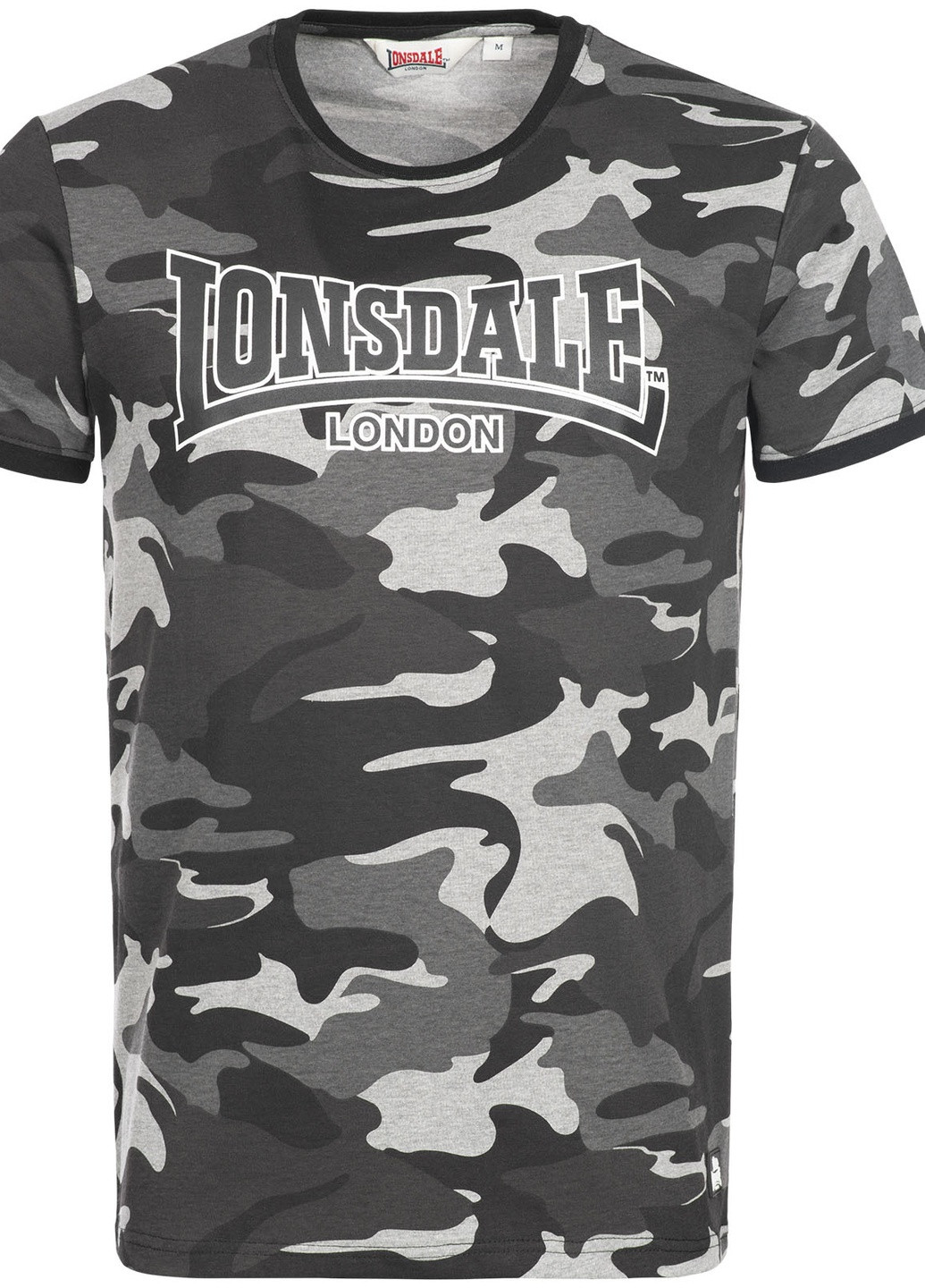 Серая летняя футболка Lonsdale COBBETT