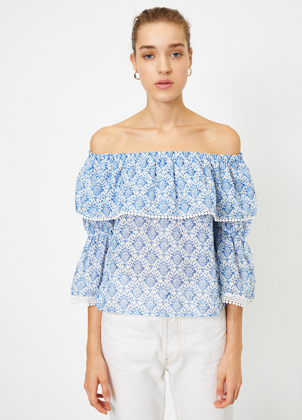 Блакитна блуза KOTON