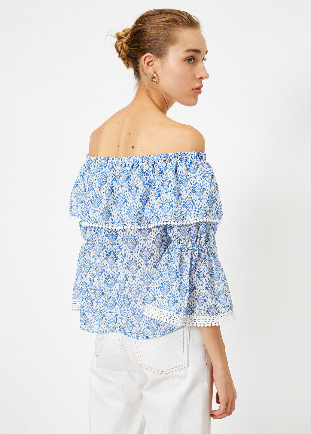 Блакитна блуза KOTON