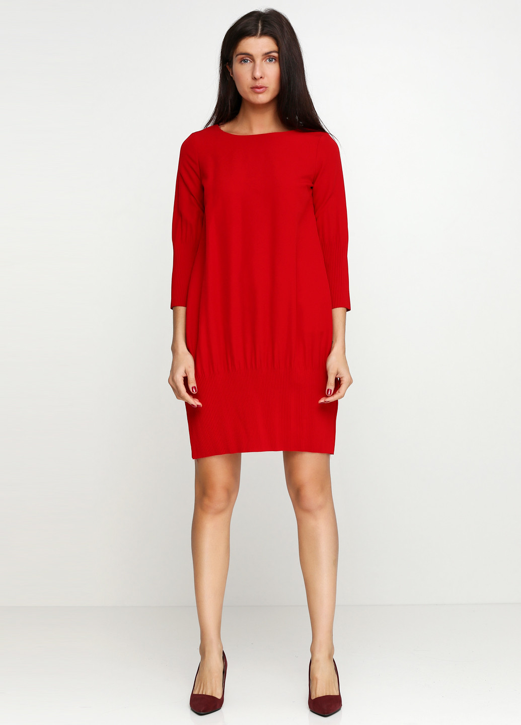 Красное кэжуал платье Sadosa
