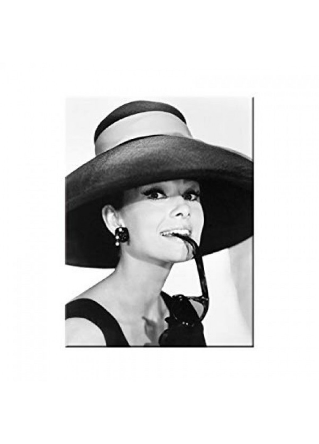 Магнит "Breakfast at Tiffany's - Audrey - Hat & Glasses" Nostalgic Art (215853550)