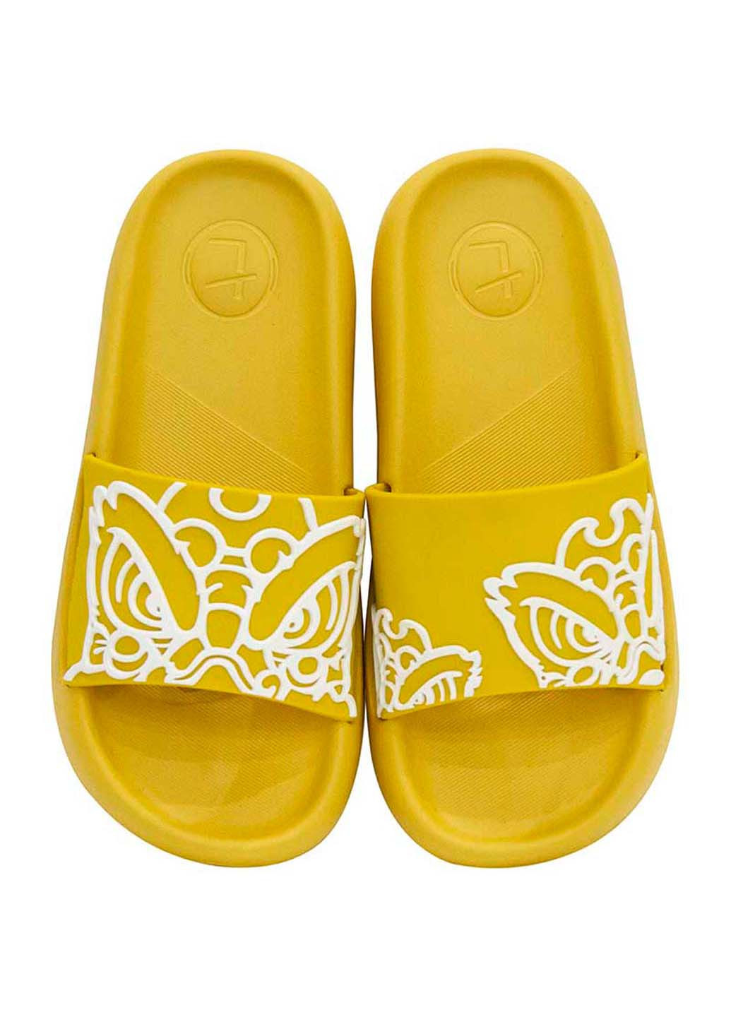 Желтые шлепанцы Sports