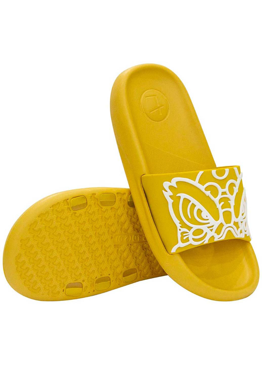 Желтые шлепанцы Sports