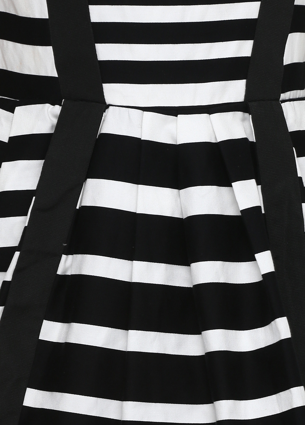Черно-белое кэжуал платье клеш Desigual в полоску