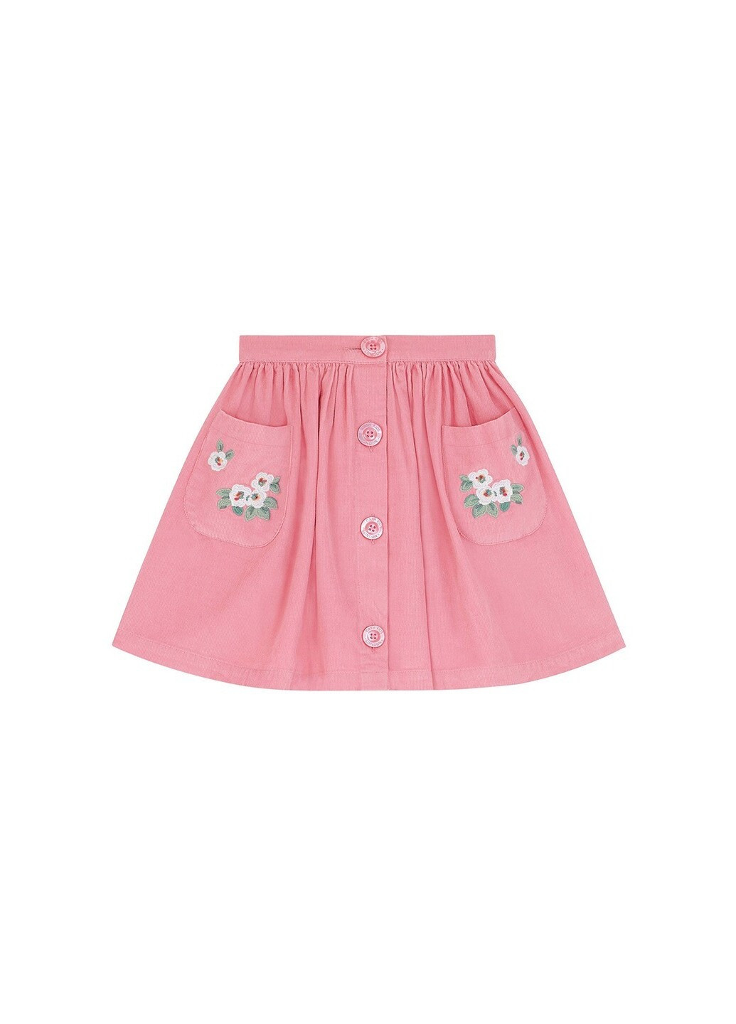 Розовая цветочной расцветки юбка Berni kids