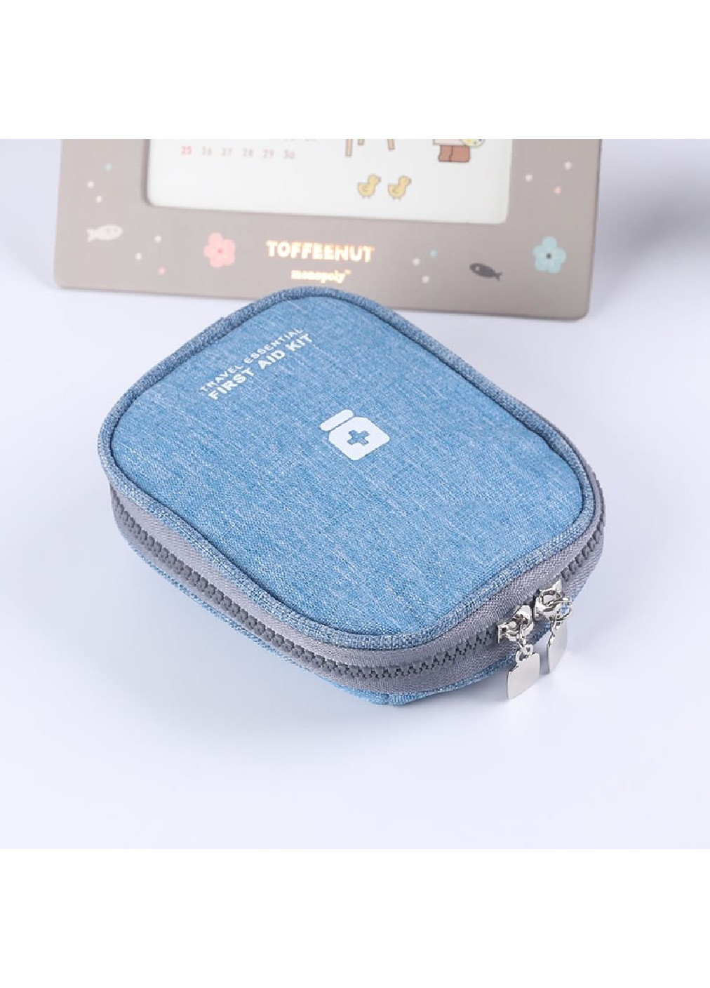 Аптечка сумка органайзер для медикаментов для путешествий для дома 14х11х3 см (473260-Prob) Синяя Unbranded (254206921)