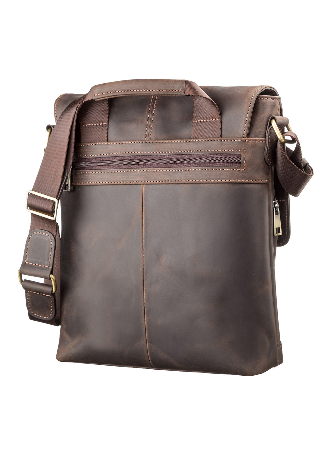 Мужская кожаная сумка 28х32х9 см Shvigel (252131459)